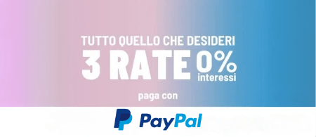 PayPal pagina prodotto pagamento in 3 rate
