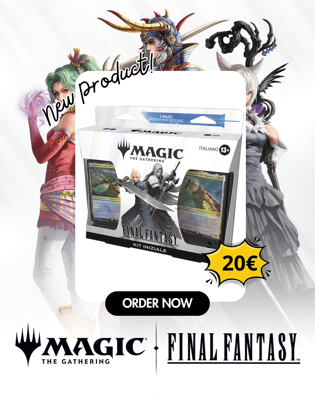 starter kit Magic the gathering final fantasy starter kit ita