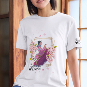 Diari speziale fiori rosa t-shirt