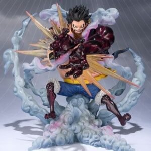 One Piece FiguartsZERO PVC Statue Monkey D. Luffy Gear 4 Leo Bazooka Reissue 18 cm