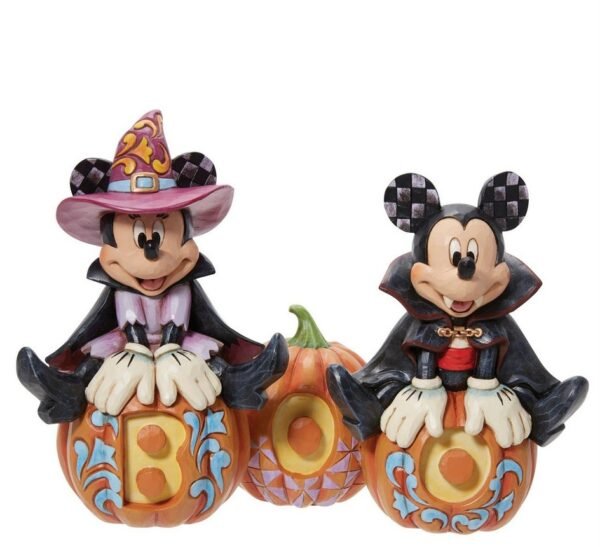TOPOLINO & MINNI HALLOWEEN FOSFORESCENTE - DISNEY TRADITIONS