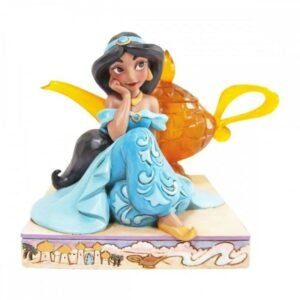 Disney Traditions Aladdin Jasmine with Genie Lamp Figurine