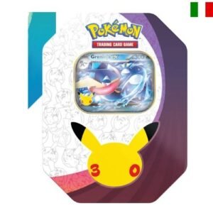 Pokémon 30° Anniversario Tin da Collezione Greninja-ex ITA