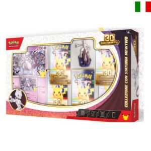 Pokemon 30° Anniversario – Collezione con Statuina Mewtwo ITA