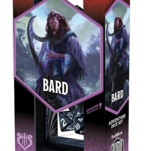 Sirius Dice: Dungeons & Dragons Adventure Dice Set - Bard - Blue/Black