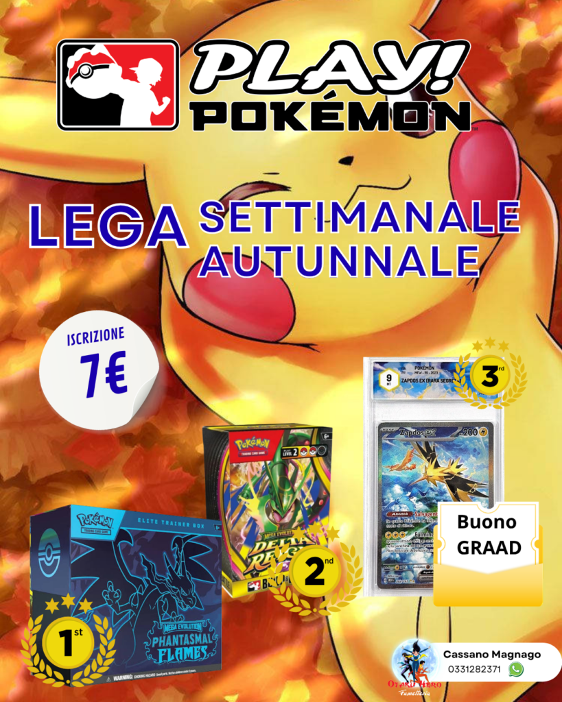 Pokemon 2 tappa lega autunnale